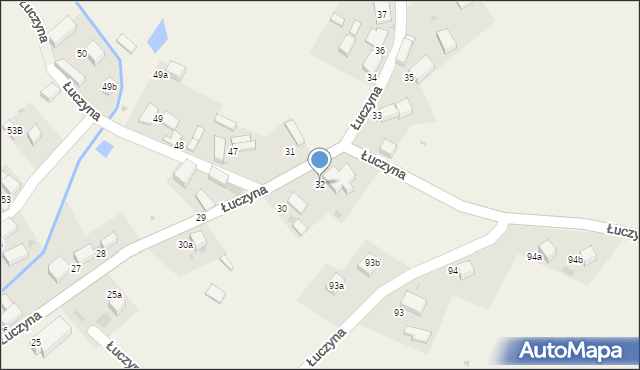 Łuczyna, Łuczyna, 32, mapa Łuczyna