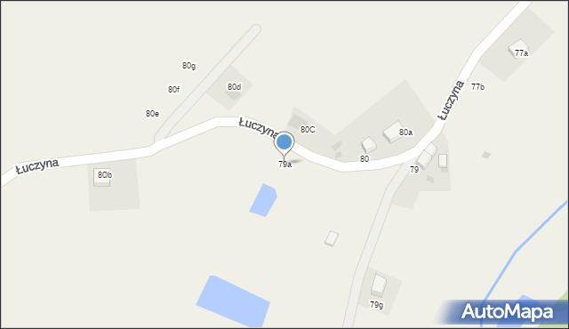 Łuczyna, Łuczyna, 79a, mapa Łuczyna