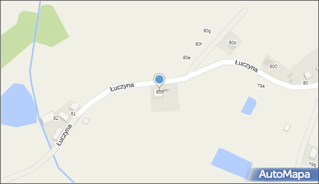 Łuczyna, Łuczyna, 80b, mapa Łuczyna
