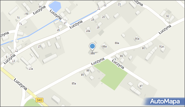 Łuczyna, Łuczyna, 88b, mapa Łuczyna
