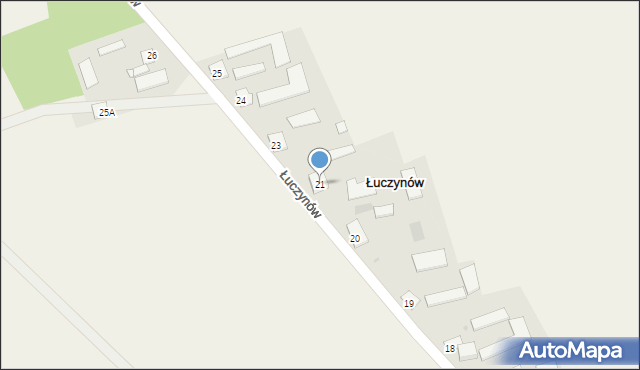 Łuczynów, Łuczynów, 21, mapa Łuczynów