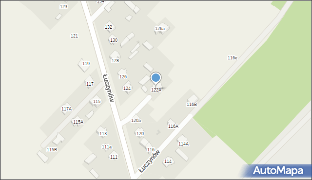 Łuczynów, Łuczynów, 122A, mapa Łuczynów
