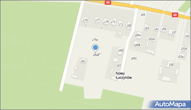 Łuczynów, Łuczynów, 181a, mapa Łuczynów
