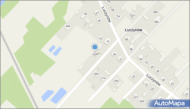 Łuczynów, Łuczynów, 41A, mapa Łuczynów