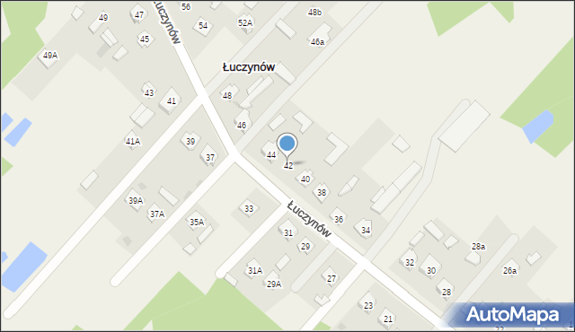 Łuczynów, Łuczynów, 42, mapa Łuczynów