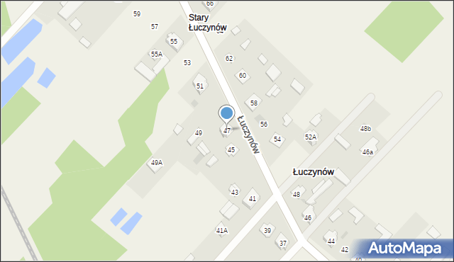 Łuczynów, Łuczynów, 47, mapa Łuczynów