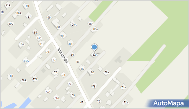 Łuczynów, Łuczynów, 82A, mapa Łuczynów