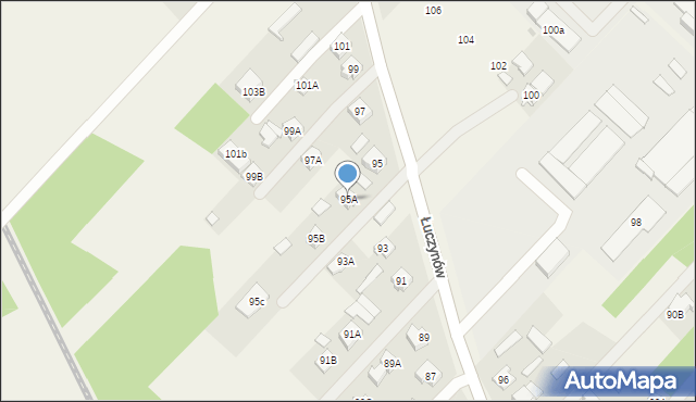 Łuczynów, Łuczynów, 95A, mapa Łuczynów