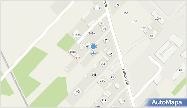 Łuczynów, Łuczynów, 97A, mapa Łuczynów