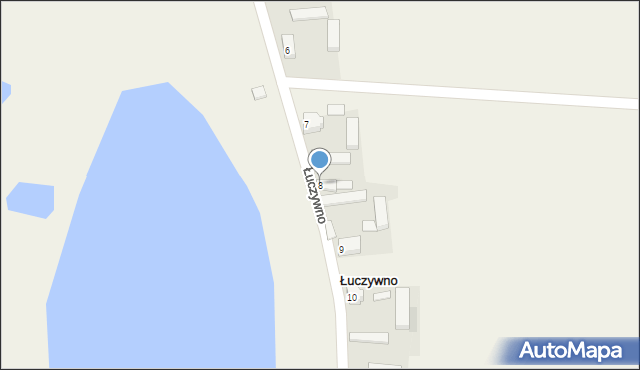 Łuczywno, Łuczywno, 8, mapa Łuczywno