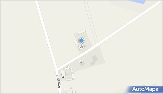Ludkowo, Ludkowo, 23, mapa Ludkowo