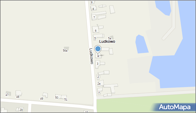 Ludkowo, Ludkowo, 4, mapa Ludkowo