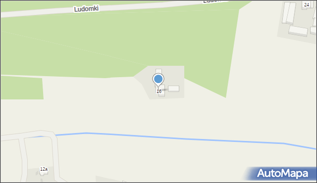 Ludomki, Ludomki, 16, mapa Ludomki