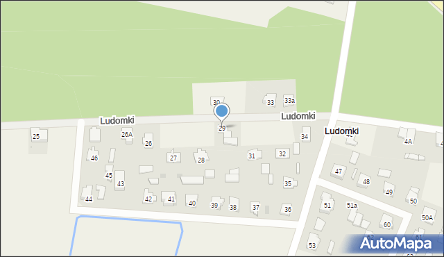 Ludomki, Ludomki, 29, mapa Ludomki