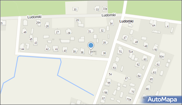 Ludomki, Ludomki, 37, mapa Ludomki
