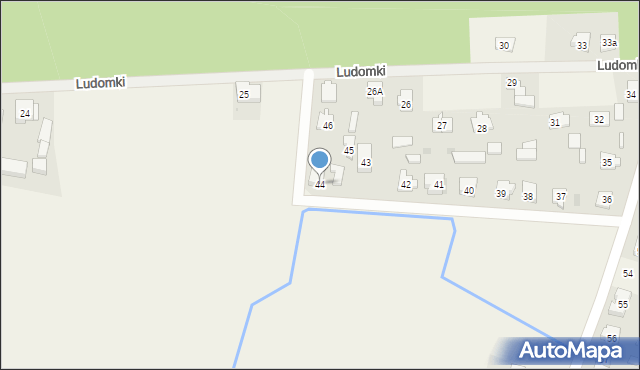 Ludomki, Ludomki, 44, mapa Ludomki