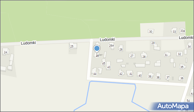 Ludomki, Ludomki, 46, mapa Ludomki