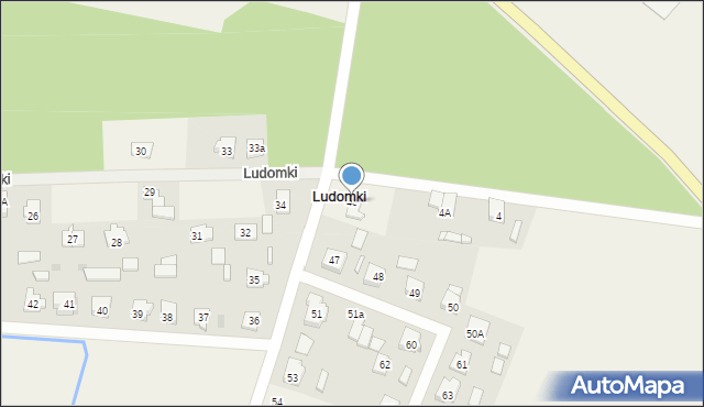 Ludomki, Ludomki, 4c, mapa Ludomki