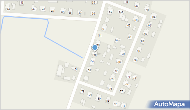 Ludomki, Ludomki, 56, mapa Ludomki