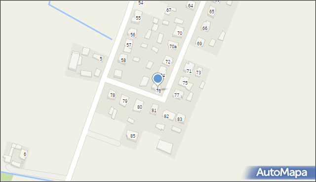 Ludomki, Ludomki, 76, mapa Ludomki