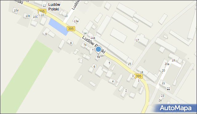 Ludów Polski, Ludów Polski, 6a, mapa Ludów Polski