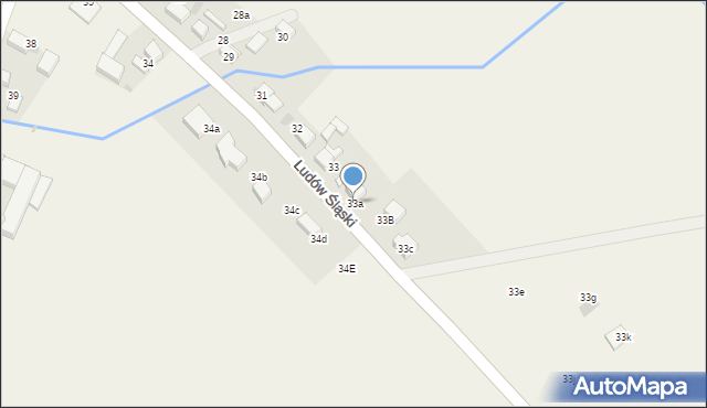 Ludów Śląski, Ludów Śląski, 33a, mapa Ludów Śląski
