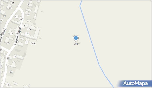 Ludów Śląski, Ludów Śląski, 36B, mapa Ludów Śląski