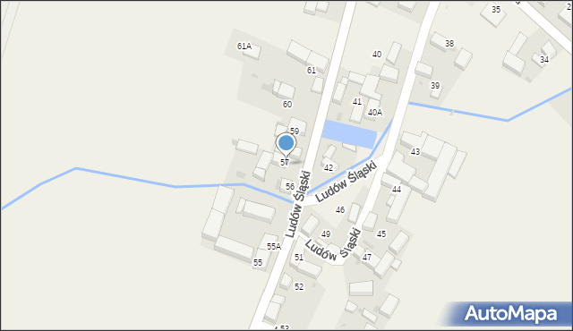 Ludów Śląski, Ludów Śląski, 58, mapa Ludów Śląski