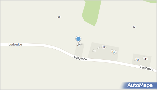 Ludowice, Ludowice, 47, mapa Ludowice
