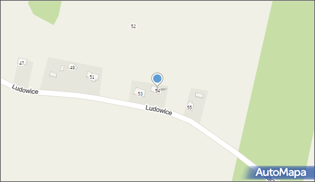 Ludowice, Ludowice, 54, mapa Ludowice