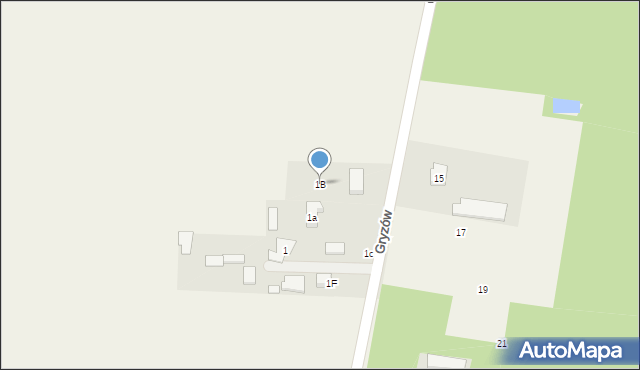 Ludwików, Ludwików, 1B, mapa Ludwików