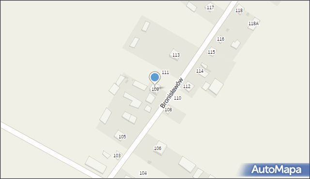 Ludwików, Ludwików, 109, mapa Ludwików