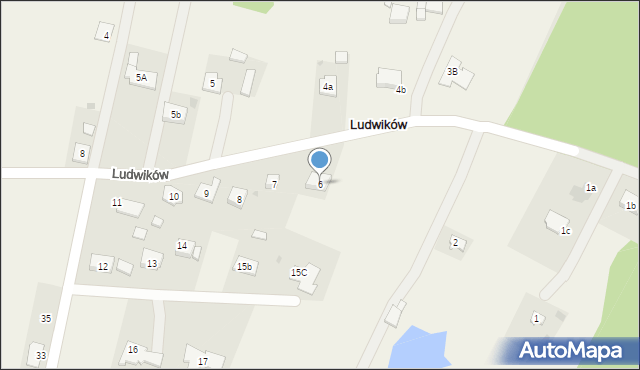 Ludwików, Ludwików, 6, mapa Ludwików