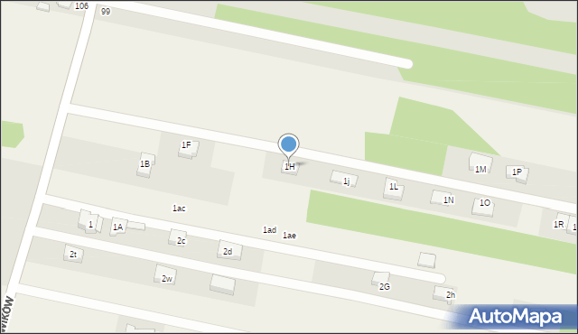Ludwików, Ludwików, 1H, mapa Ludwików