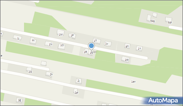 Ludwików, Ludwików, 1S, mapa Ludwików