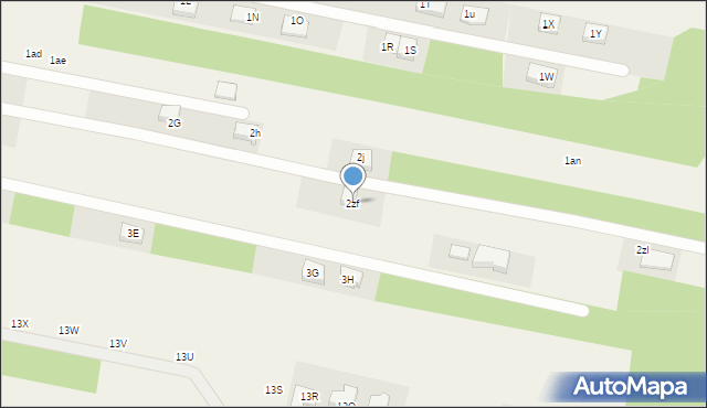 Ludwików, Ludwików, 2zf, mapa Ludwików