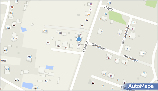 Ludwików, Ludwików, 35, mapa Ludwików