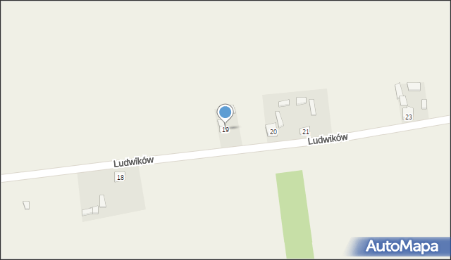 Ludwików, Ludwików, 19, mapa Ludwików