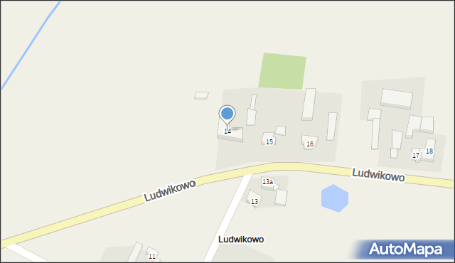 Ludwikowo, Ludwikowo, 14, mapa Ludwikowo