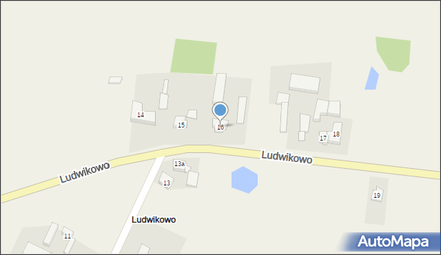 Ludwikowo, Ludwikowo, 16, mapa Ludwikowo