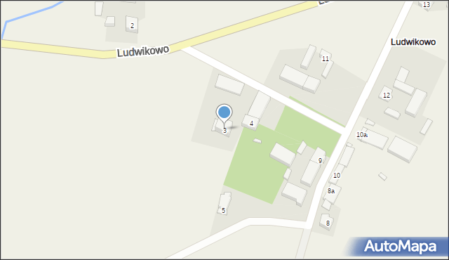 Ludwikowo, Ludwikowo, 3, mapa Ludwikowo