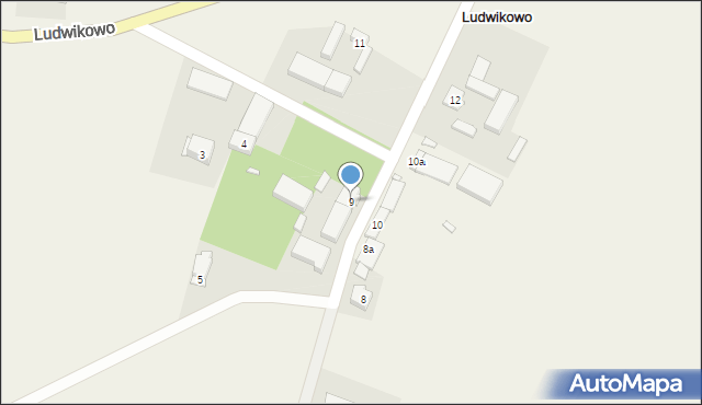 Ludwikowo, Ludwikowo, 9, mapa Ludwikowo