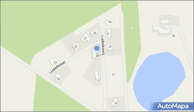 Ludwikowo, Ludwikowo, 18, mapa Ludwikowo