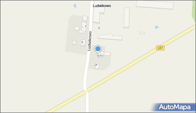 Ludwikowo, Ludwikowo, 2, mapa Ludwikowo