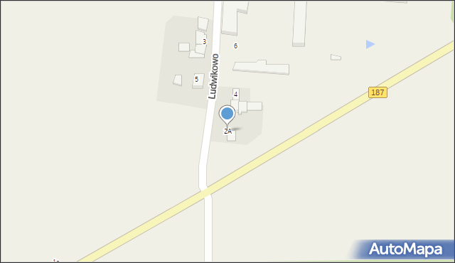 Ludwikowo, Ludwikowo, 2A, mapa Ludwikowo