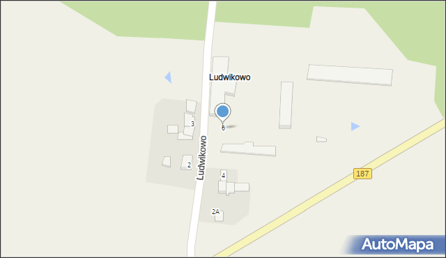 Ludwikowo, Ludwikowo, 6, mapa Ludwikowo