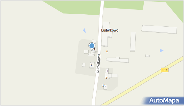 Ludwikowo, Ludwikowo, 7, mapa Ludwikowo