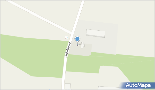 Ludwikowo, Ludwikowo, 8, mapa Ludwikowo
