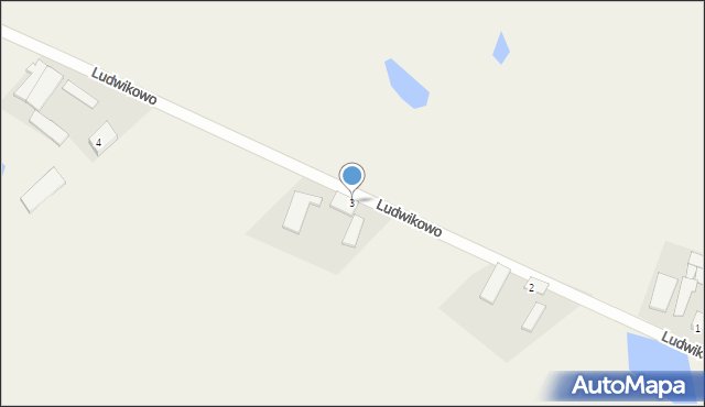 Ludwikowo, Ludwikowo, 3, mapa Ludwikowo