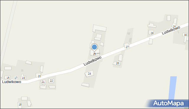 Ludwikowo, Ludwikowo, 25, mapa Ludwikowo